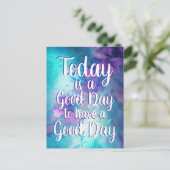 Vandaag is een Inspirerend prijsopgave voor een go Briefkaart (Staand voorkant)