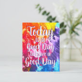 Vandaag is een Inspirerend prijsopgave voor een go Briefkaart (Staand voorkant)