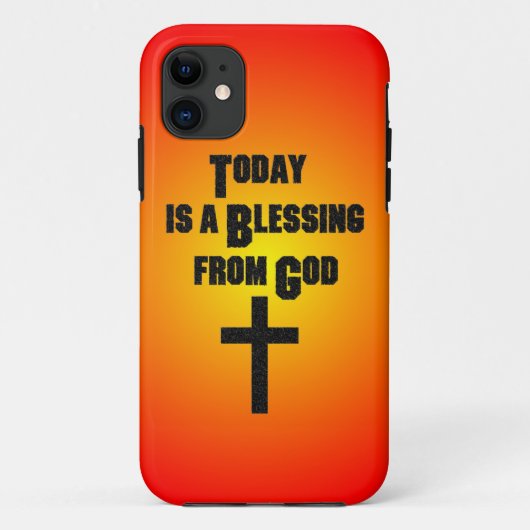 Vandaag is een zegen van God Case-Mate iPhone Case (Achterkant)