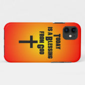 Vandaag is een zegen van God Case-Mate iPhone Case (Achterkant (horizontaal))