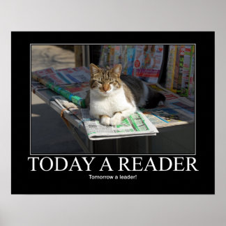 Vandaag is er een Kat-kunstwerk van de lezer Poster