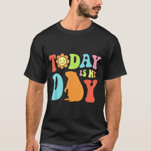Vandaag Is Groundhog Day Grappige Vrouwen Retro 60 T-shirt