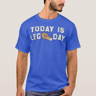 Vandaag is het beendag, grappige fitness en Thanks T-shirt