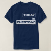Vandaag is het Chestday Beast On Gym Motivation Fi T-shirt (Design voorkant)