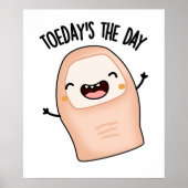 Vandaag is het de dag van de grappige Toe Pun Poster (Voorkant)