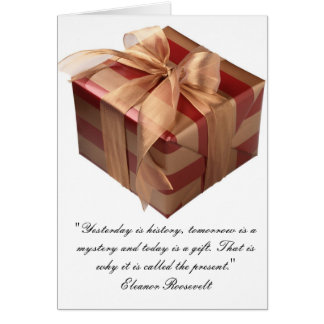 Vandaag is het een cadeau