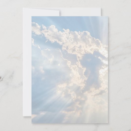 "Vandaag is het een cadeau" Motivatie Christelijk  Bedankkaart (Achterkant)