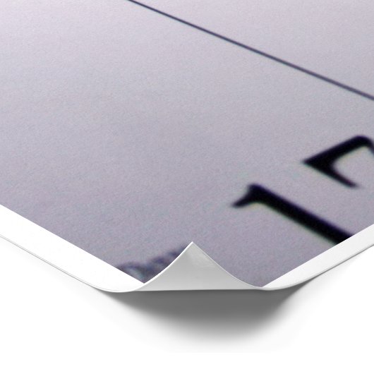 Vandaag is het een cadeauafdruk poster (Hoek)