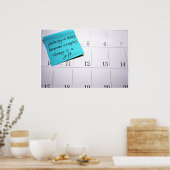 Vandaag is het een cadeauafdruk poster (Keuken)