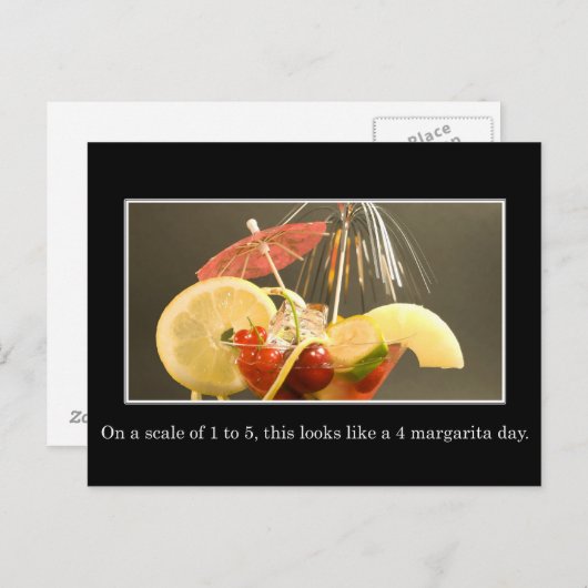 Vandaag is het een dag met een hoge waardering briefkaart (Voorkant / Achterkant)