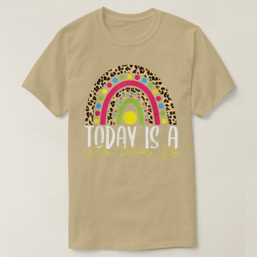 Vandaag is het een dag van het kerngeheugen, Leopa T-shirt (Design voorkant)