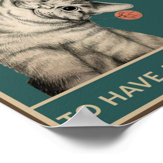 Vandaag is het een geweldige dag poster (Hoek)