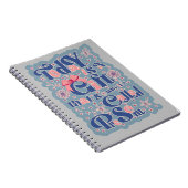 Vandaag is het een gift_ typografie_positief citaa notitieboek (Rechterzijde)