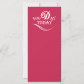 Vandaag is het een goede dag (Voorkant)