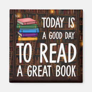 Vandaag is het een goede dag om een geweldig boek  magneet