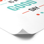 Vandaag is het een goede dag poster (Hoek)