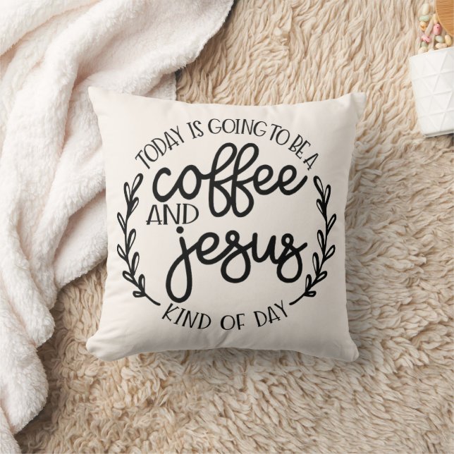 Vandaag is het een koffie en Jezus Kussen (Deken)