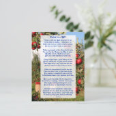 "Vandaag is het een Motivatie Christelijk gedicht Briefkaart (Staand voorkant)