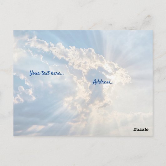 "Vandaag is het een Motivatie Christelijk gedicht  Briefkaart (Achterkant)