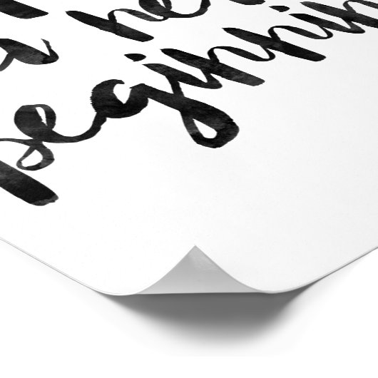 Vandaag is het een nieuw begin poster (Hoek)