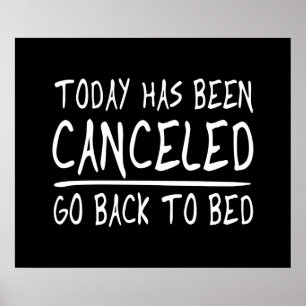 Vandaag is het geannuleerd poster