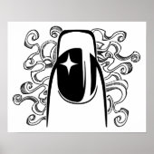 Vandaag is het Hair en Nails Day Poster (Voorkant)