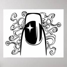 Vandaag is het Hair en Nails Day Poster