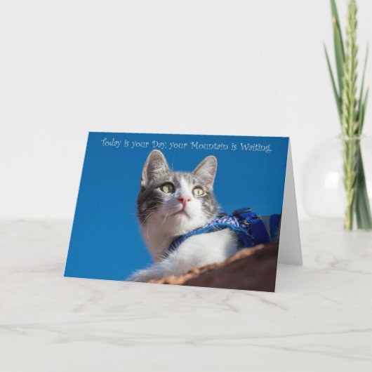 Vandaag is het jouw dag, notecard aankondiging (Voorkant)