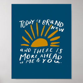 Vandaag is het merk Nieuw - het stimuleren van een Poster