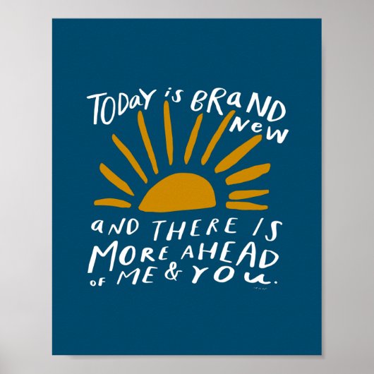 Vandaag is het merk Nieuw - het stimuleren van een Poster (Voorkant)