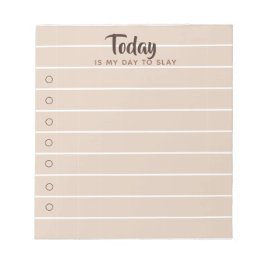 Vandaag is het mijn dag om koffie te gooien Espres Notitieblok