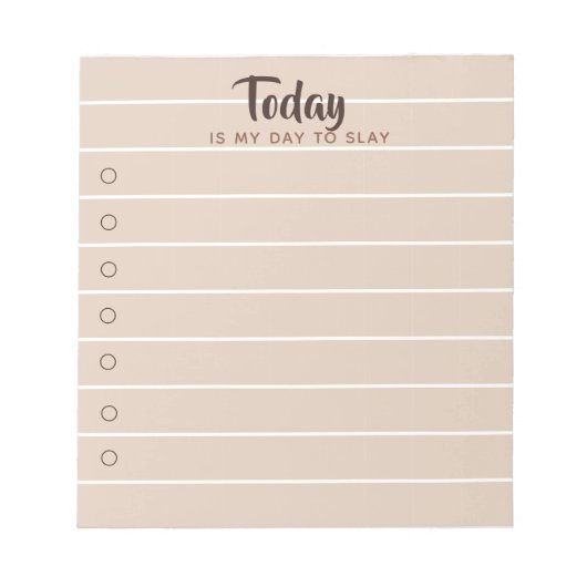 Vandaag is het mijn dag om koffie te gooien Espres Notitieblok (Voorkant)