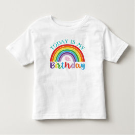 Vandaag Is Het Mijn Verjaardag Regenboog Voeg Uw L Kinder Shirts