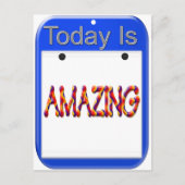 Vandaag is het ongelooflijk briefkaart (Voorkant)