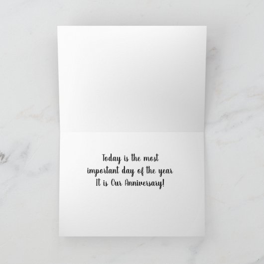 VANDAAG IS HET ***ONS JUBILEUM*** KAART (Binnen)