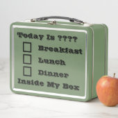 Vandaag is het ontbijt lunch of diner in mijn ? (In situ)