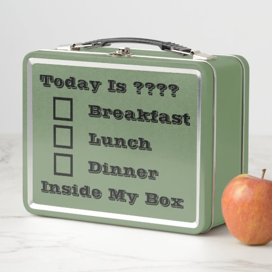 Vandaag is het ontbijt lunch of diner in mijn ? (In situ)