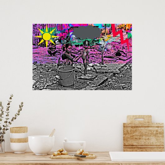 Vandaag is het weer prima... poster (Keuken)