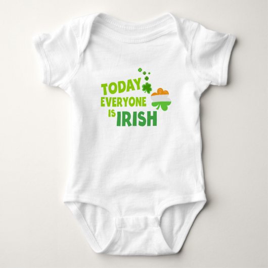 Vandaag is iedereen Iers St Patty's Day Romper (Voorkant)
