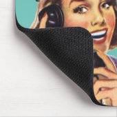 Vandaag is je dag niet , grappige telefoongesprek muismat (Hoek)