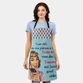 Vandaag is je dag niet , grappige telefoongesprek schort (Gedragen)