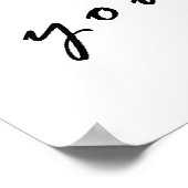 vandaag is je dag poster (Hoek)