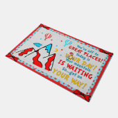 Vandaag is je dagmat, berg deurmat (Schuin)