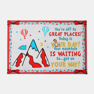 Vandaag is je dagmat, berg deurmat