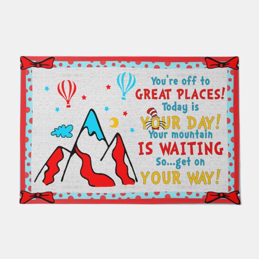 Vandaag is je dagmat, berg deurmat (Voorkant)