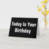 Vandaag is je verjaardag Happy Birthday Kaart (Gele Bloem)