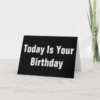 Vandaag is je verjaardag Happy Birthday