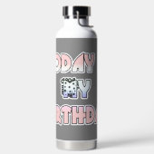 Vandaag is mijn Aluminium Water Flestle Waterfles (Links)