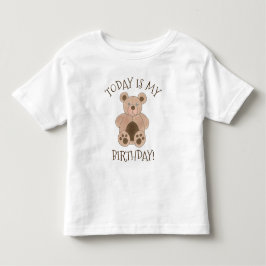 Vandaag is mijn bruine bruine teddybeer kinder shirts