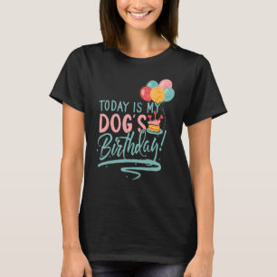 Vandaag is mijn hond het levende dier t-shirt